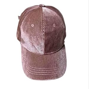 Velvet Baseball Cap Women's